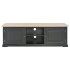 Mueble para el televisor de madera negro 120x30x40