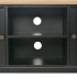 Mueble para el televisor de madera negro 120x30x40