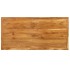 Mesa de bar de madera maciza de teca reciclada 120x58x106