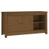 Mueble de TV madera maciza de pino marrón miel 103x36,5x52