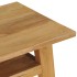 Mesa consola de madera de teca maciza 120x35x75