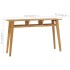 Mesa consola de madera de teca maciza 120x35x75