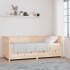 Sofá cama madera maciza de pino 90x200