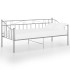 Estructura de sofá cama de metal gris 90x200