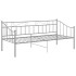 Estructura de sofá cama de metal gris 90x200