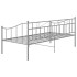 Estructura de sofá cama de metal gris 90x200