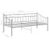 Estructura de sofá cama de metal gris 90x200