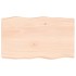 Tablero de mesa madera maciza borde natural 100x60x(2-6)