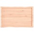 Tablero de mesa madera maciza borde natural 100x60x(2-6)