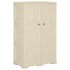 Armario de plástico diseño madera blanco angora 79x43x125