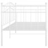 Estructura de sofá cama metal blanco 90x200