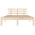 Estructura de cama madera maciza 120x190