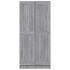 Armario de madera contrachapada gris Sonoma 82,5x51,5x180