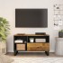 Mueble de TV madera mango y madera contrachapada 80x33x46