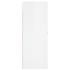 Armario de pared blanco brillante 69,5x34x90