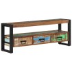 Mueble de TV madera maciza reciclada 120x30x45 cm