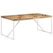 Mesa de comedor de madera maciza de acacia y mango 180x90x76 cm