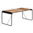 Mesa de comedor de madera maciza reciclada 180x90x76