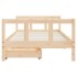 Estructura de cama infantil con cajones madera pino 90x190