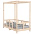 Estructura de cama para niños madera maciza de pino 70x140