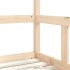 Estructura de cama para niños madera maciza de pino 70x140