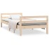 Estructura de cama madera maciza de pino 90x190