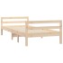 Estructura de cama madera maciza de pino 90x190