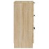 Aparadores 2 uds madera contrachapada roble Sonoma 30x30x70