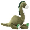 Dinosaurio brontsaurus de peluche verde