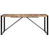 Mesa de comedor madera maciza con acabado sheesham 180x90x75