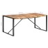 Mesa de comedor madera maciza con acabado sheesham 180x90x75