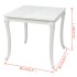 Mesa de comedor 80x80x76 cm blanco