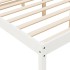 Cama para personas mayores madera maciza pino blanca 140x190