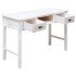 Mesa consola de madera blanco antiguo 110x45x76