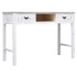 Mesa consola de madera blanco antiguo 110x45x76