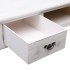 Mesa consola de madera blanco antiguo 110x45x76