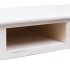 Mesa consola de madera blanco antiguo 110x45x76