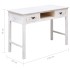 Mesa consola de madera blanco antiguo 110x45x76