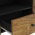 Mueble de TV madera mango y madera contrachapada 105x33,5x46