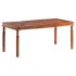 Mesa de comedor de madera maciza de sheesham 180x90x76