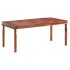 Mesa de comedor de madera maciza de sheesham 180x90x76