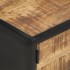 Mesa de centro de madera de mango rugosa 105x50x35