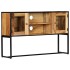 Mueble para la TV de madera maciza reciclada 120x30x75